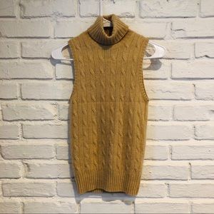 NWOT Ralph Lauren cashmere cable-knit sweater vest